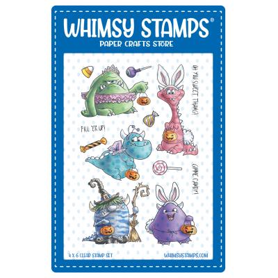 Whimsy Stamps Stempel - Monster Halloween